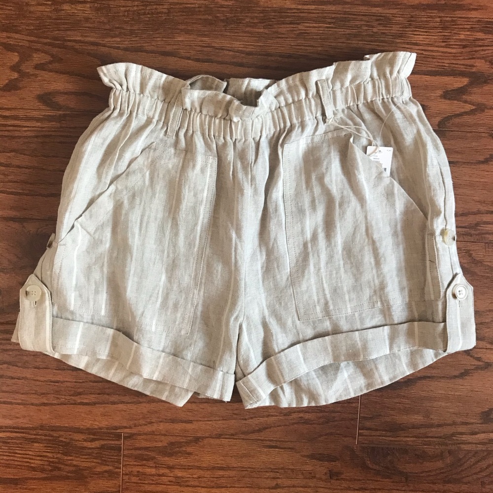 NWT Anthropologie Sanctuary Ava Linen Shorts - Picture 3 of 9
